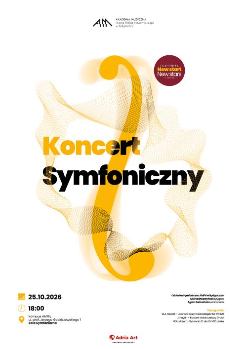 Koncert Symfoniczny Inaugurujący II edycję Festiwalu New Start New Stars