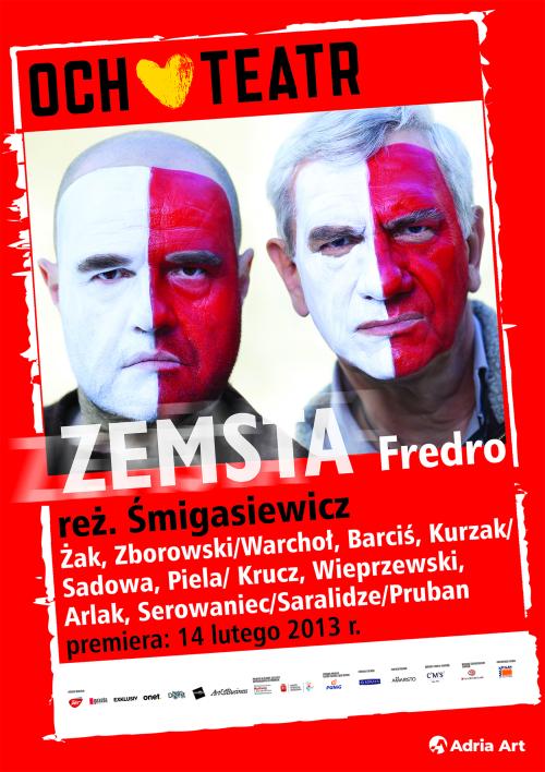 Zemsta - Wiktor Zborowski i Cezary Żak w spektaklu Och-Teatru