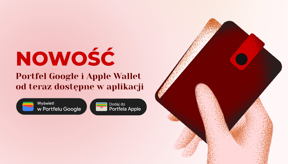 Nowa funkcjonalność aplikacji Adria Art - portfel Google/Apple