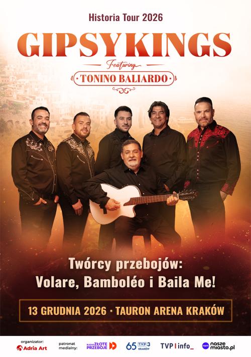 Gipsy Kings feat. Tonino Baliardo - Historia Tour 2026