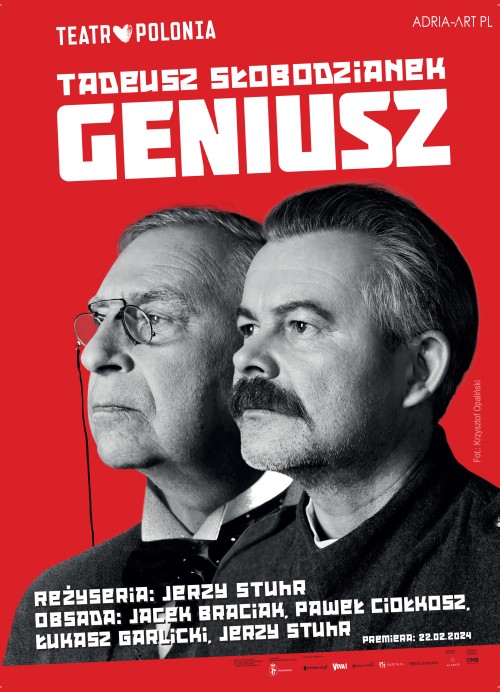 Geniusz - Jerzy Stuhr i Jacek Braciak w spektaklu Teatru Polonia