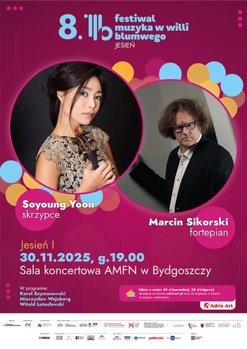 VIII Festiwal Muzyka w Willi Blumwego. Soyoung Yoon i Marcin Sikorski