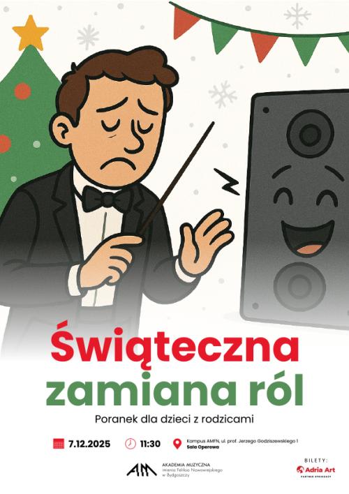Poranek Muzyczny dla dzieci z rodzicami - Świąteczna zamiana ról