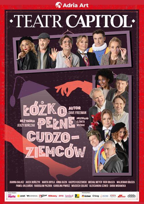 Łóżko pełne cudzoziemców