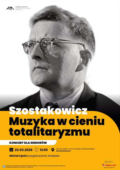 Koncert dla seniorów - Szostakowicz. Muzyka w cieniu totalitaryzmu