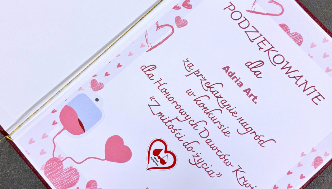 Adria Art wspiera RCKiK w Bydgoszczy