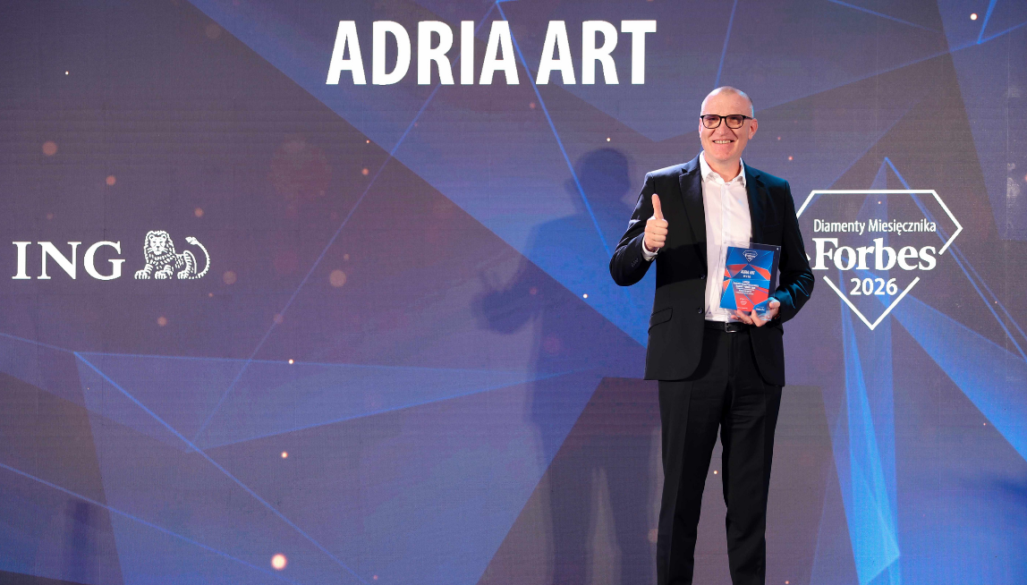 Adria Art z Diamentem Forbesa 2026
