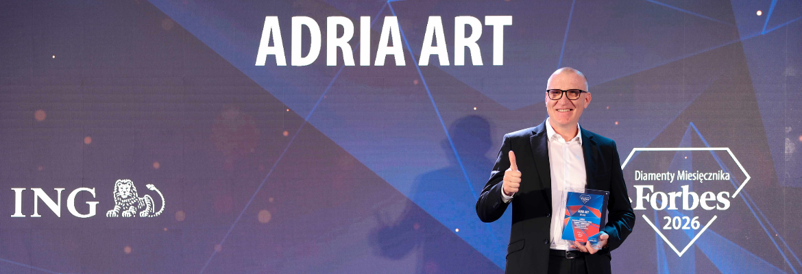 Okładka wpisu Adria Art z Diamentem Forbesa 2026