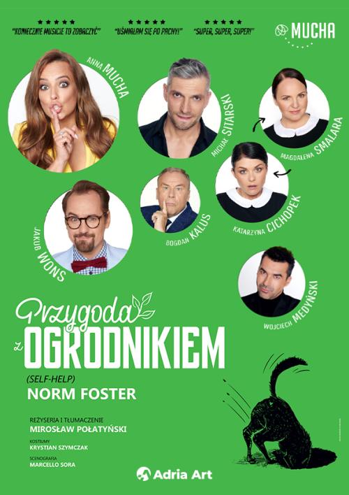 Plakat spektaklu Przygoda z ogrodnikiem